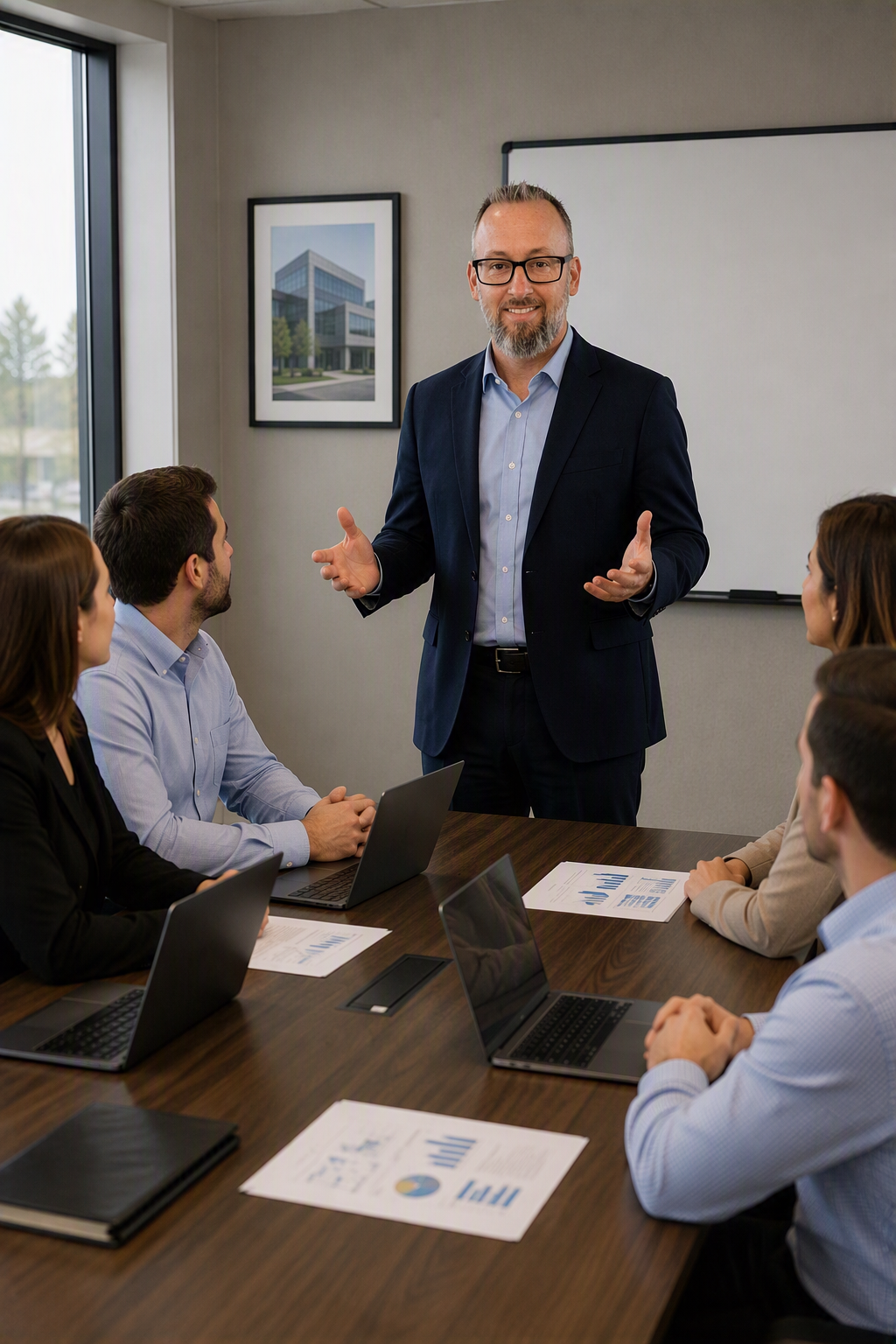 Bobby Walls in a conference room setting